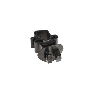 PATRIOT™ WRAPAROUND T-POST CLAW INSULATOR BLACK 25/PKG