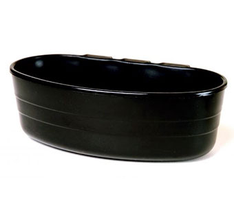 PLASTIC CAGE CUP - 1/2 PINT - BLACK - EACH