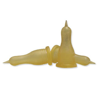 CONTROLLED FLOW LAMB NIPPLE CLEAR ISOPRENE 3/PKG