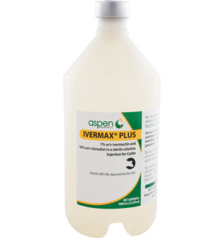 IVERMAX® PLUS INJECTABLE CATTLE DEWORMER 1000 ML