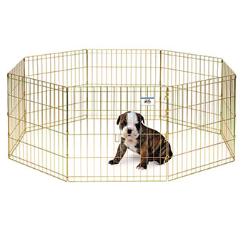 METAL PET EXERCISE PEN - 24IN - EACH