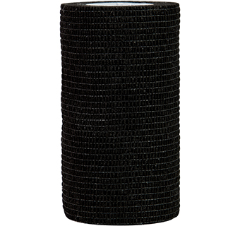 FLEXWRAP® E-Z TEAR® COHESIVE BANDAGE 4 IN BLACK EACH