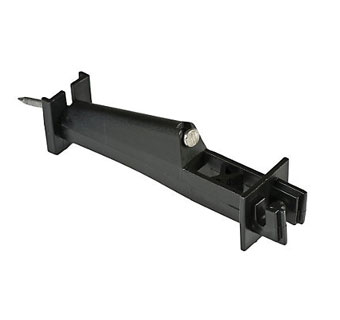 ZAREBA® EXTENDER WOOD POST INSULATOR BLACK 5 IN L 25/PKG