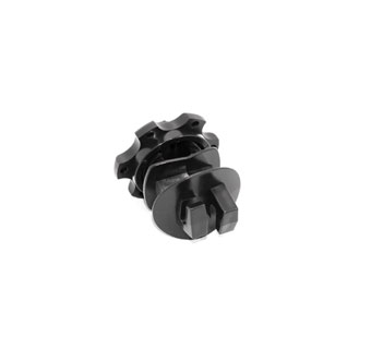 PATRIOT™ SCREW-ON INSULATOR FOR 1/4 - 3/4 IN DIA ROD POST BLACK 25/PKG