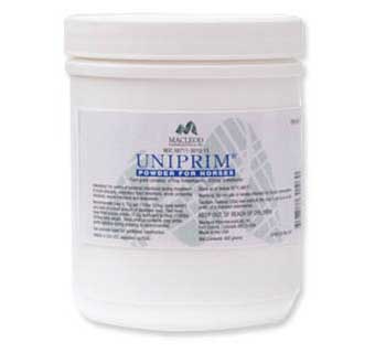 UNIPRIM® (TRIMETHOPRIM AND SULFADIAZINE) POWDER FOR HORSES UNFLAVORED 37.5G