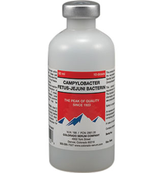 CAMPYLOBACTER FETUS-JEJUNI BACTERIN (OVINE) 50 ML (10 DOSES)