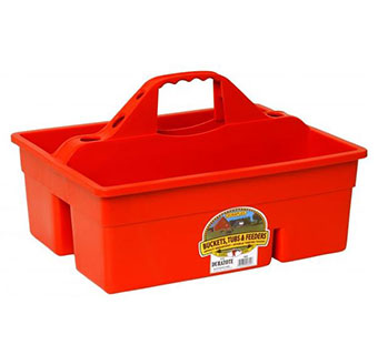 PLASTIC DURA TOTE - RED - EACH