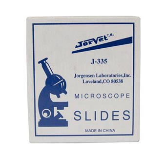 JORVET MICROSCOPE SLIDES PLAIN