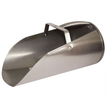 FEED SCOOP 6 QT GALVANIZED STEEL
