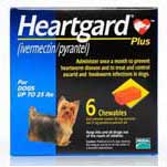 HEARTGARD PLUS BLUE 0-25 LBS 10 X 6 DOSES RX