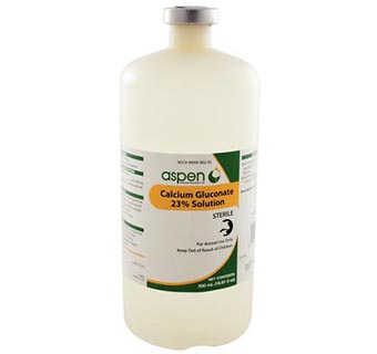 CALCIUM GLUCONATE 23% SOLUTION 500 ML