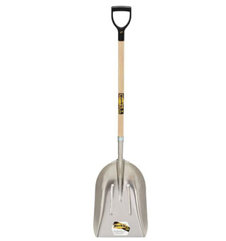 MAVRIK™ HEAVY-DUTY SCOOP WITH 40 IN HNDL #14 WN STYLE BLD AL