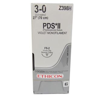 ETHICON™ PDS® II SUTURES Z398H 27 IN (FS-2) 36/PKG