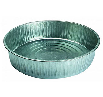 GALVANIZED UTILITY PAN - 13 QUART - EACH