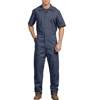 LIGHTWEIGHT COVERALL SHORT SLEEVE DARK NAVY TALL L 42-44 IN