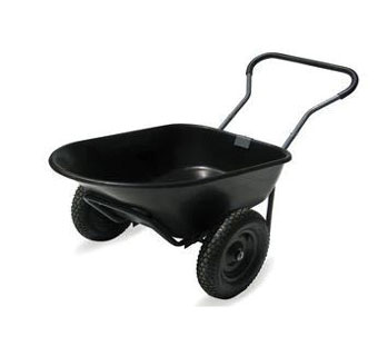 ECONOMY DURA CART BLACK 6 CU-FT 39-1/2 X 27-1/2 X 12 IN TUB