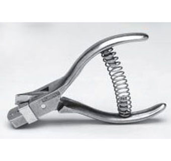 SQUARE DIE EAR NOTCHER DIE-CAST ALUMINUM MED