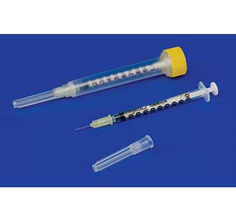 RIGID PACK TUBERCULIN SYRINGES 1 CC 25 GAUGE X 5/8 INCH NEEDLE