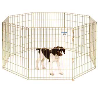 METAL PET EXERCISE PEN - 30IN - EACH