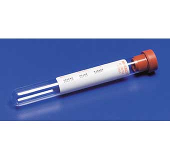 MONOJECT™ RED STOPPER BLOOD COLLECTION TUBE 7 ML 16MMX75MM 100 COUNT