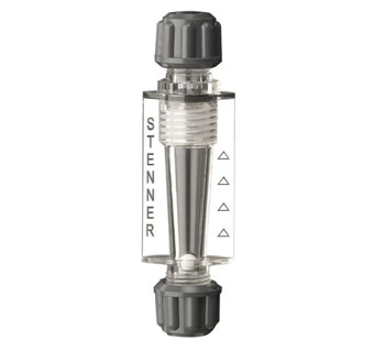 FLOW INDICATOR WITH BRACKET FOR CLASSIC 45/100/170 PUMPS 1/4 IN