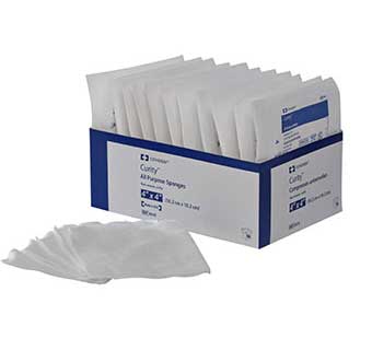 CURITY™ NON-WOVEN ALL-PURPOSE SPONGES 2 INCH X 2 INCH X 4 PLY 200 COUNT