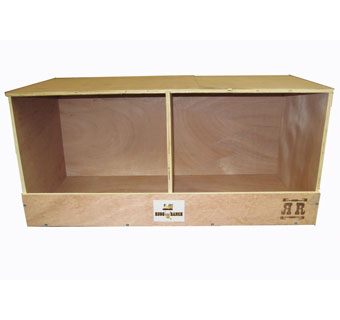 2-HOLE NESTING BOX 24 IN X 12 IN X 2 IN