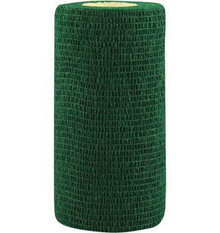 FLEXWRAP® E-Z TEAR® COHESIVE BANDAGE 4 IN HUNTER GREEN 18/BOX