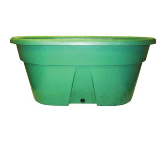 STOCK/AQUA TANK PLASTIC AQUA GREEN 100 GAL