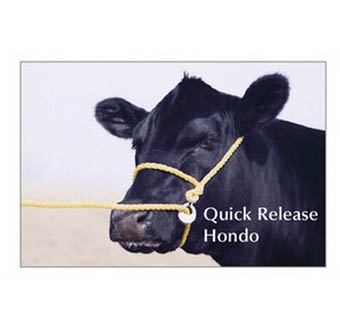 PROLINE POLY HALTER ROPE WITH HONDO 15 FT BLACK