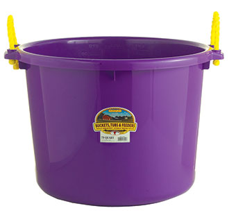 MUCK TUB - 70 QUART - PURPLE - EACH