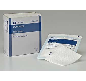 DERMACEA™ GAUZE SPONGES 2 INCH X 2 INCH X 12 PLY 200 COUNT