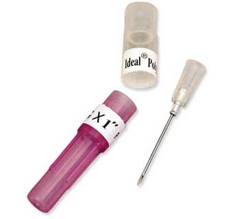 IDEAL® DISPOSABLE NEEDLE POLY HARD 18 GA X 1-1/2 IN 100/PKG