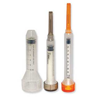DISPOSABLE PREMIUM HARD PACKED 3CC SYRINGE LUER SLIP 100 COUNT