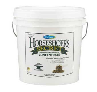 HORSESHOERS SECRET PELLETED HOOF SUPPLEMENT CONCENTRATE 11.25 LB PAIL
