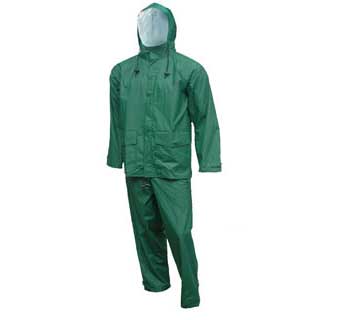 STORM CHAMP LIGHT WEIGHT RAIN SUIT 2 PIECE FOREST GREEN XL