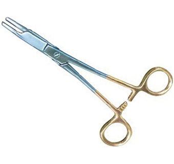 OLSEN HEGAR NEEDLE HOLDER STAINLESS STEEL TC 5-1/2 IN L