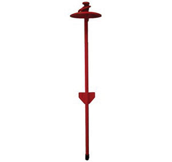 DOMED TIE-OUT STAKE 20 IN RED