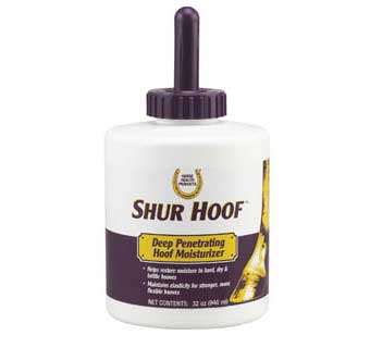 SHUR HOOF DRESSING WITH BRUSH 32 OZ