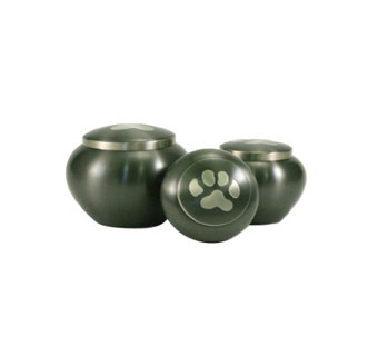 SINGLE SLATE/PEWTER PAW ODYSSEY URN S