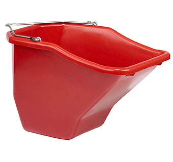 PLASTIC BETTER BUCKET - 20 QUART - RED - EACH
