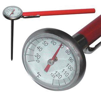 A-I DIAL THERMOMETER 25-125 DEG F 1 IN DIA