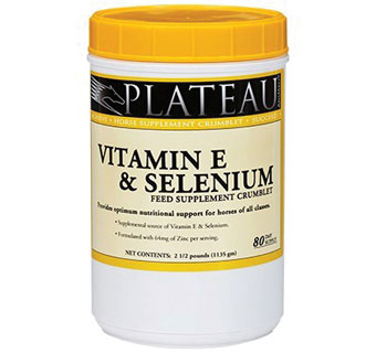 PLATEAU VITAMIN E/SELENIUM CRUMBLET SUPPLEMENT 0.19% PROTEIN 2.5 LB