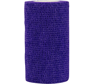FLEXWRAP® E-Z TEAR® COHESIVE BANDAGE 4 IN PURPLE EACH