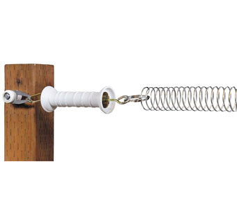 HEAVY-DUTY SPRING GATE KIT WHITE 24 FT