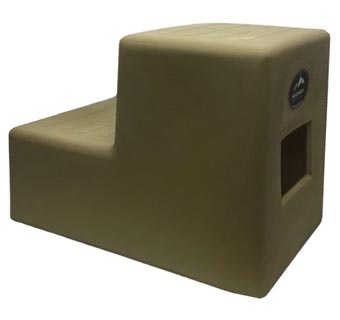 2-STEP MOUNTING BLOCK 19 IN TAN