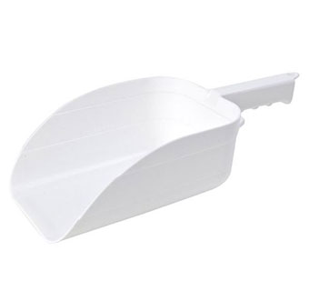 UTILITY SCOOP - 5 PINT - WHITE - EACH