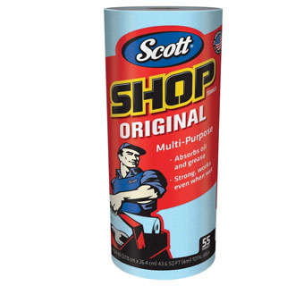 SCOTT® SHOP TOWEL 11 IN L X 10.4 IN W