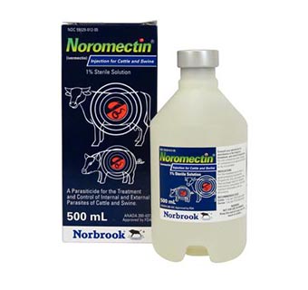 NOROMECTIN® (IVERMECTIN) INJECTION 1% 500 ML 1/PKG