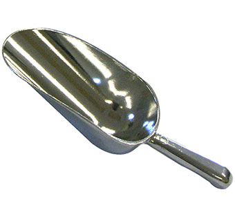 ALUMINUM FEED SCOOP 5 OZ 1/PKG